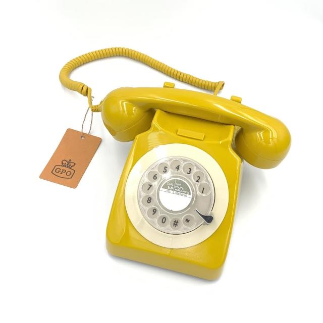 746 英國經典復古電話-旋轉式-多色可選(746 PHONE、懷舊電話、復古風、英式電話、有線電話)