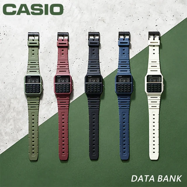 CASIO 卡西歐 卡西歐DATA BANK 鬧鈴計算機電子錶 CA-53WF(台灣公司貨多色任選)