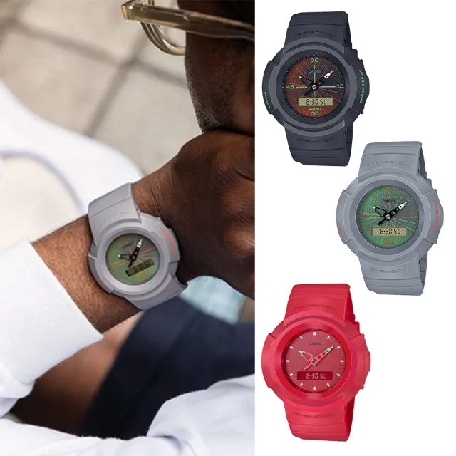 【CASIO 卡西歐】G-SHOCK經典復刻圓形系列(AW-500系列四款可選)