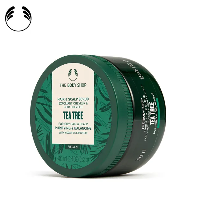 【THE BODY SHOP 美體小舖】茶樹淨化頭皮去角質洗髮霜-240ML(洗髮/頭皮去角質)