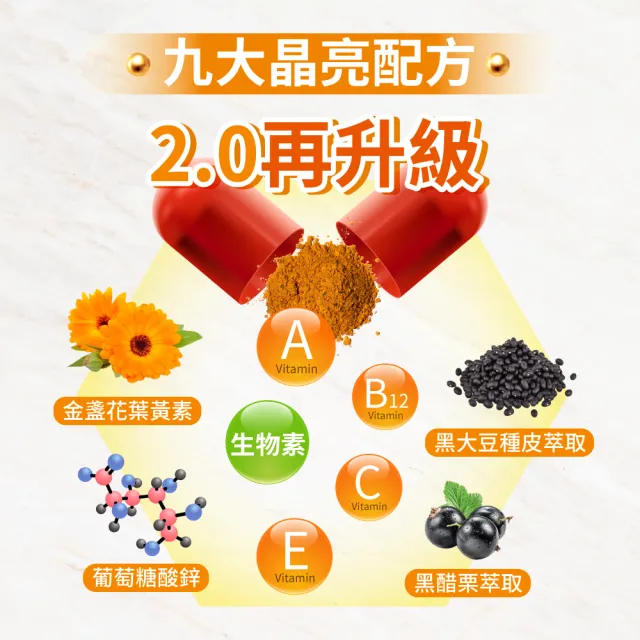 【五洲生醫】金盞花葉黃素EX升級版膠囊 1瓶(共30粒 / 月保養)