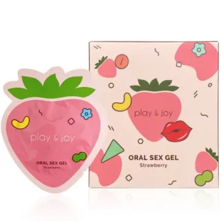 【Play&Joy】情趣口交液隨身盒草莓風味5包/盒(15ml 台灣製)