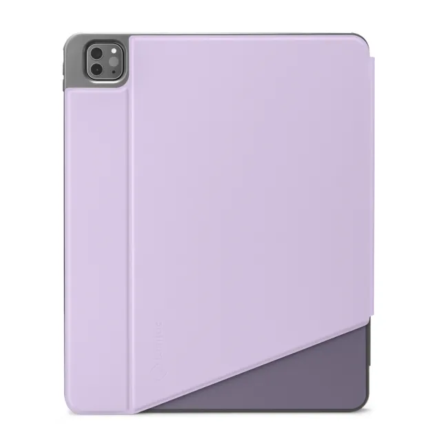 【tomtoc】iPad pro 12.9吋  多角度折疊平板保護套 紫(M2新款適用 實機開模 精準孔洞)