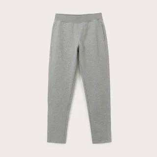 【Hang Ten】女裝-SMILEY內刷毛鬆緊抽繩休閒長褲(灰色)