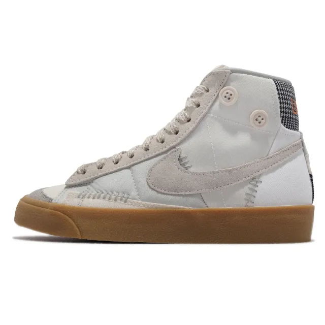 【NIKE 耐吉】休閒鞋 W Blazer Mid 77 VNTG 女鞋 男鞋 巫毒娃娃 後跟Love 灰 白 膠底(DR0977-119)