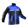 【ASTONE】RA505兩件式運動型雨衣附鞋套(黑藍)
