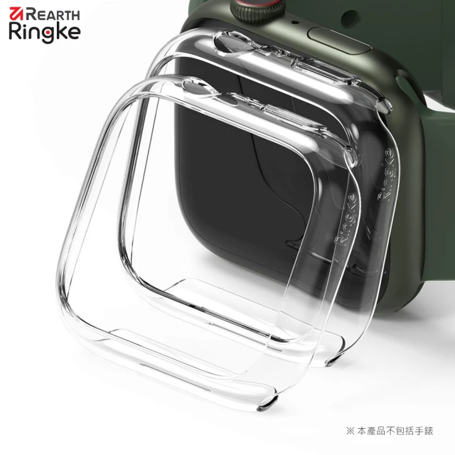 【Ringke】Apple Watch Series 8 / 7 41mm / 45mm Slim 輕薄手錶保護殼 透明－2入(Rearth 保護殼)