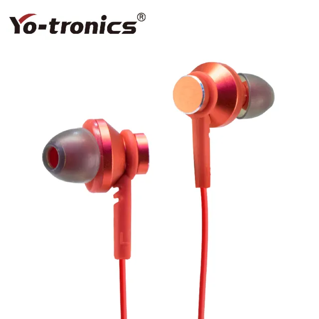 【Yo-tronics】磁吸防掉入耳式藍芽5.0無線耳機 紅色 NCC認證(YTH-WB1 RD)