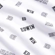 【EDWIN】男裝 人氣復刻滿版LOGO印花短袖T恤(白色)