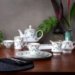 【NORITAKE】鳳彩鎏花金邊6入12.2CM飯碗禮盒組(贈27CM主餐盤雙盤組)