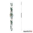 【SWATCH】SKIN超薄系列手錶LEAVES JUNGLE逃出叢林 瑞士錶 錶(34mm)