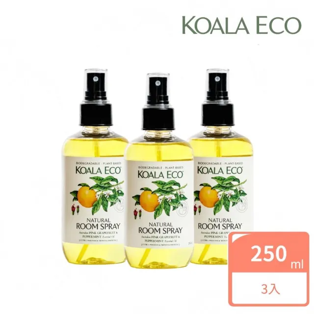 【澳洲科菈 KOALA ECO】淨化香氛噴霧三入組(香氛/淨化/除臭)