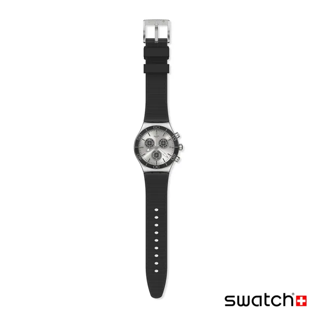 【SWATCH】Irony 金屬Chrono系列手錶SWATCH GREAT OUTDOOR 瑞士錶 錶 三眼 計時碼錶(43mm)