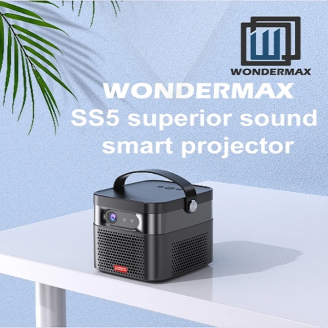 【Wondermax】SS5音質系智慧型高亮度投影機(Wondermax 投影機 FHD 4K 流明 露營 追劇 電視 投頻 投影 無線)