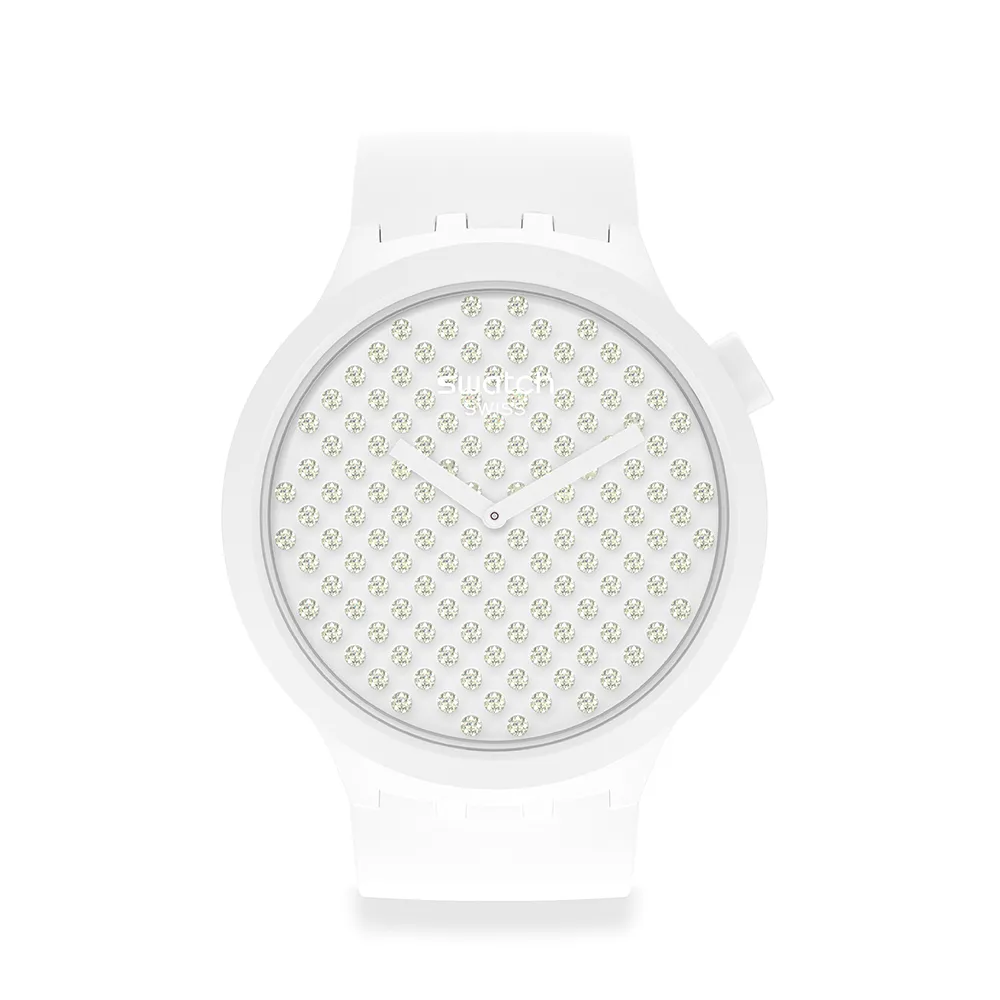 【SWATCH】BIG BOLD系列手錶LIGHT BOREAL 瑞士錶 錶(47mm)