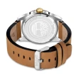【Timberland】美式潮流FERNDALE系列皮帶腕錶45mm(TDWGB2103401)