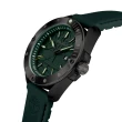【Timberland】美式潮流CARRIGAN系列墨綠色矽膠錶帶腕錶44mm(TDWGN2102903)