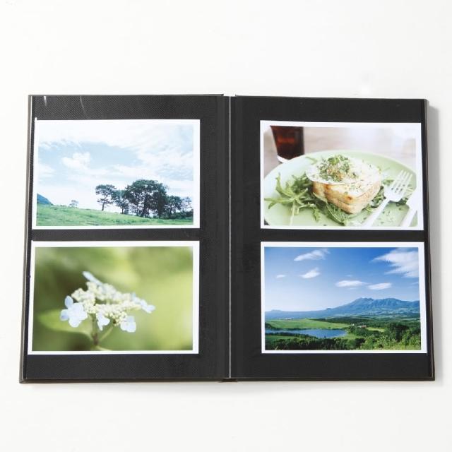 【MUJI 無印良品】硬質封面硬質封面相本/4x6吋照片用.2層.深灰
