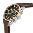 【Timberland】美式潮流ALDRIDGE系列三眼皮帶腕錶46mm(TDWGC2102402)