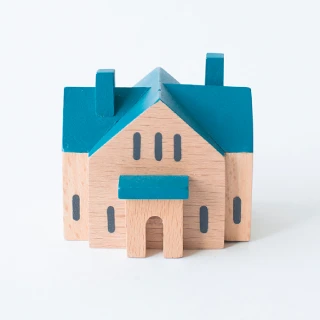 【eguchitoys】故事積木〈房子〉(木頭/原木積木 兒童玩具 辦公室療癒小物 房間佈置裝飾 拍照道具)