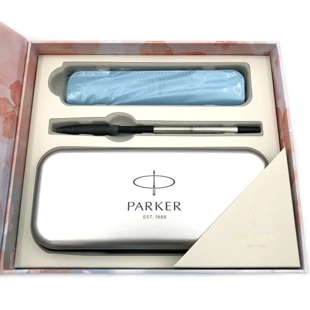 【PARKER】派克 新Vector威雅XL 2022限量櫻花藍鋼筆卡水皮套禮盒組