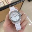 【COACH】COACH蔻馳女錶型號CH00068(櫻花貝母錶面白錶殼白陶瓷錶帶款)
