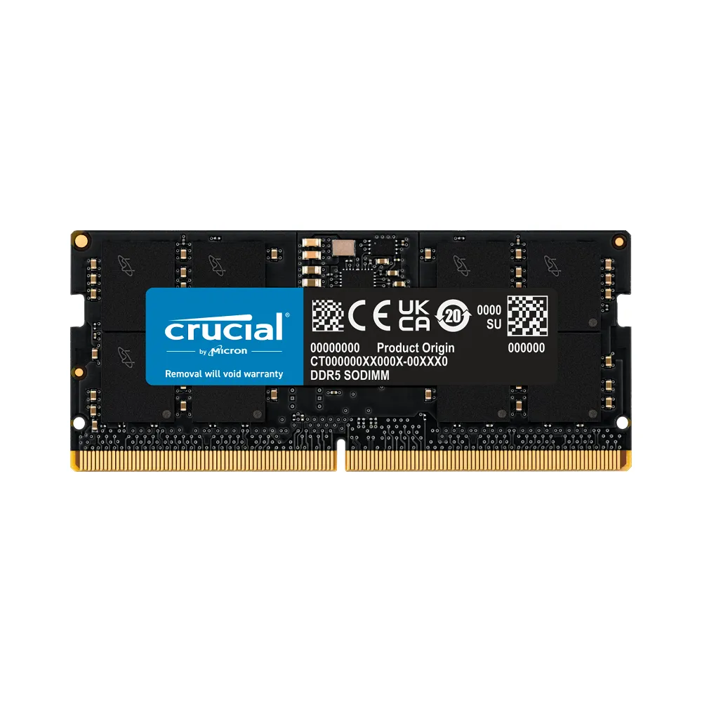 【Crucial 美光】DDR5 4800 32GB 筆電記憶體 (CT32G48C40S5)