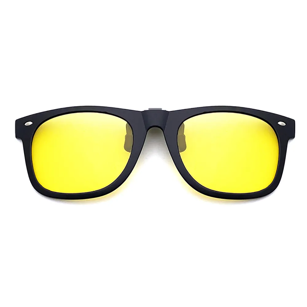 【SUNS】近視專用 偏光 夜視鏡 夾片 Polaroid太陽眼鏡/墨鏡 抗UV400(可掀式/防眩光/反光)