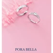 【Porabella】925純銀鋯石對戒-皇冠  情侶對戒 ring