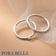 【Porabella】925純銀鋯石對戒-永恆不變  情侶對戒 ring