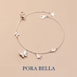 【Porabella】925幸運純銀手鏈 蝴蝶手鏈 Bracelet