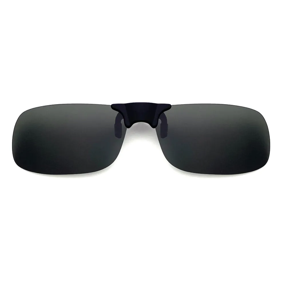 【SUNS】近視專用 偏光 方形款墨綠色 磁吸式夾片 Polaroid太陽眼鏡/墨鏡 抗UV400(防眩光/反光/磁鐵原理)