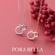 【Porabella】Porabella925純銀鋯石項鍊 幾何 純銀項鍊 Necklace