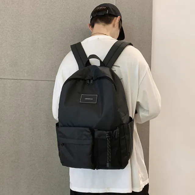 【E.City】雙11 大容量多功能隔袋休閒背包(側邊可放水瓶或傘)