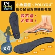 【小魚嚴選】核心足弓支撐機能鞋墊 4雙(POLIYOU/機能鞋墊/足供鞋墊)