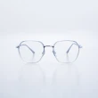 【ASLLY】S1058冰露透銀多邊方框濾藍光眼鏡