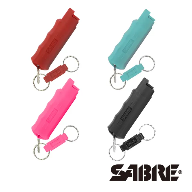 【SABRE 沙豹】快拆型防身噴霧(紅/粉紅/黑/蒂芬妮藍)