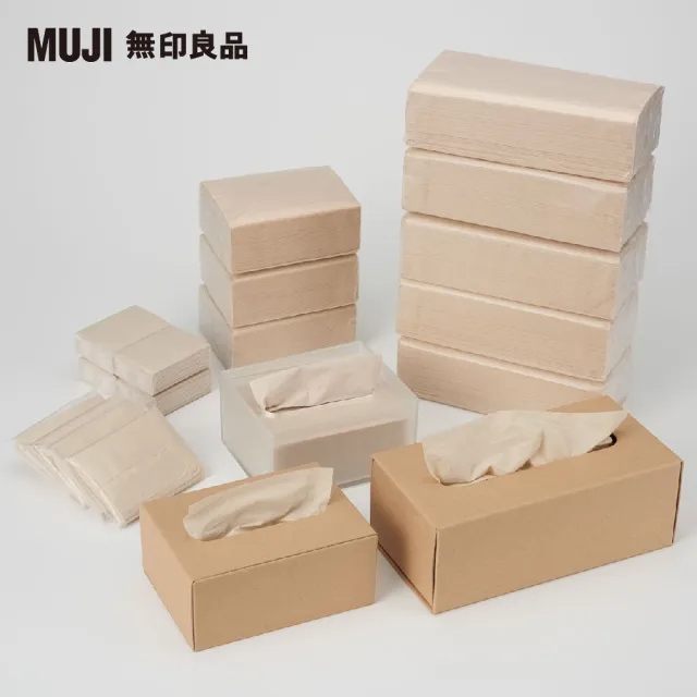 【MUJI 無印良品】袖珍面紙/4入組/箱購/12袋