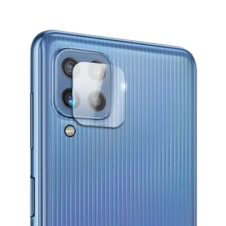 【YANG YI 揚邑】Samsung Galaxy M32 4G 防爆防刮弧邊 9H鏡頭鋼化玻璃膜保護貼