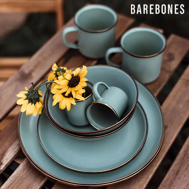 【Barebones】CKW-428 琺瑯杯組-兩入 / 薄荷綠(杯子 茶杯 水杯 馬克杯)