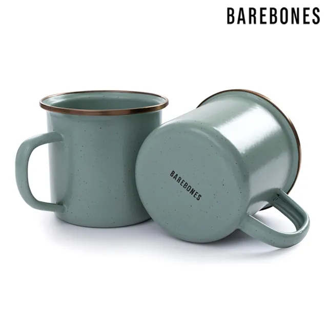 【Barebones】CKW-428 琺瑯杯組-兩入 / 薄荷綠(杯子 茶杯 水杯 馬克杯)