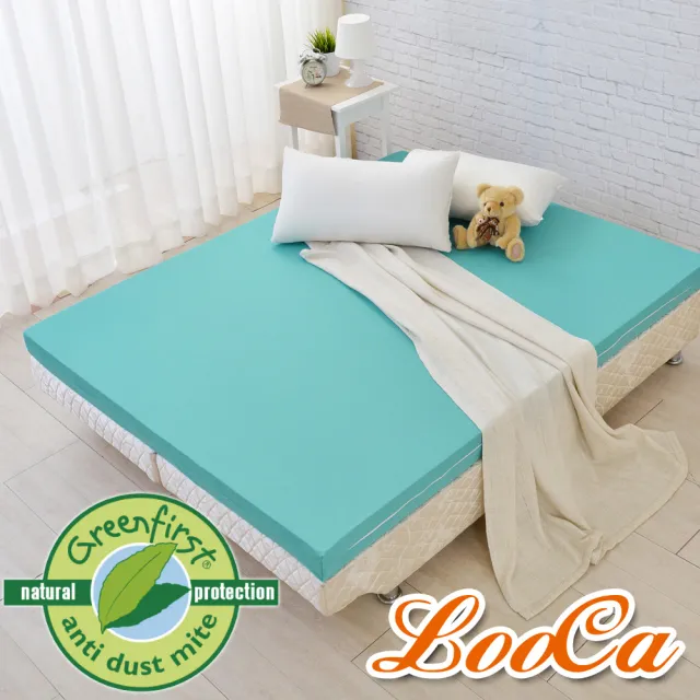 【LooCa】贈枕x1-頂級12cm防蚊+防蹣+超透氣記憶床墊(單大3.5尺)
