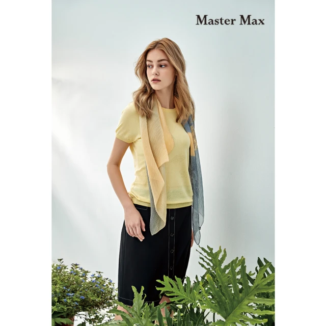 【Master Max】素面針織上衣(8118020)