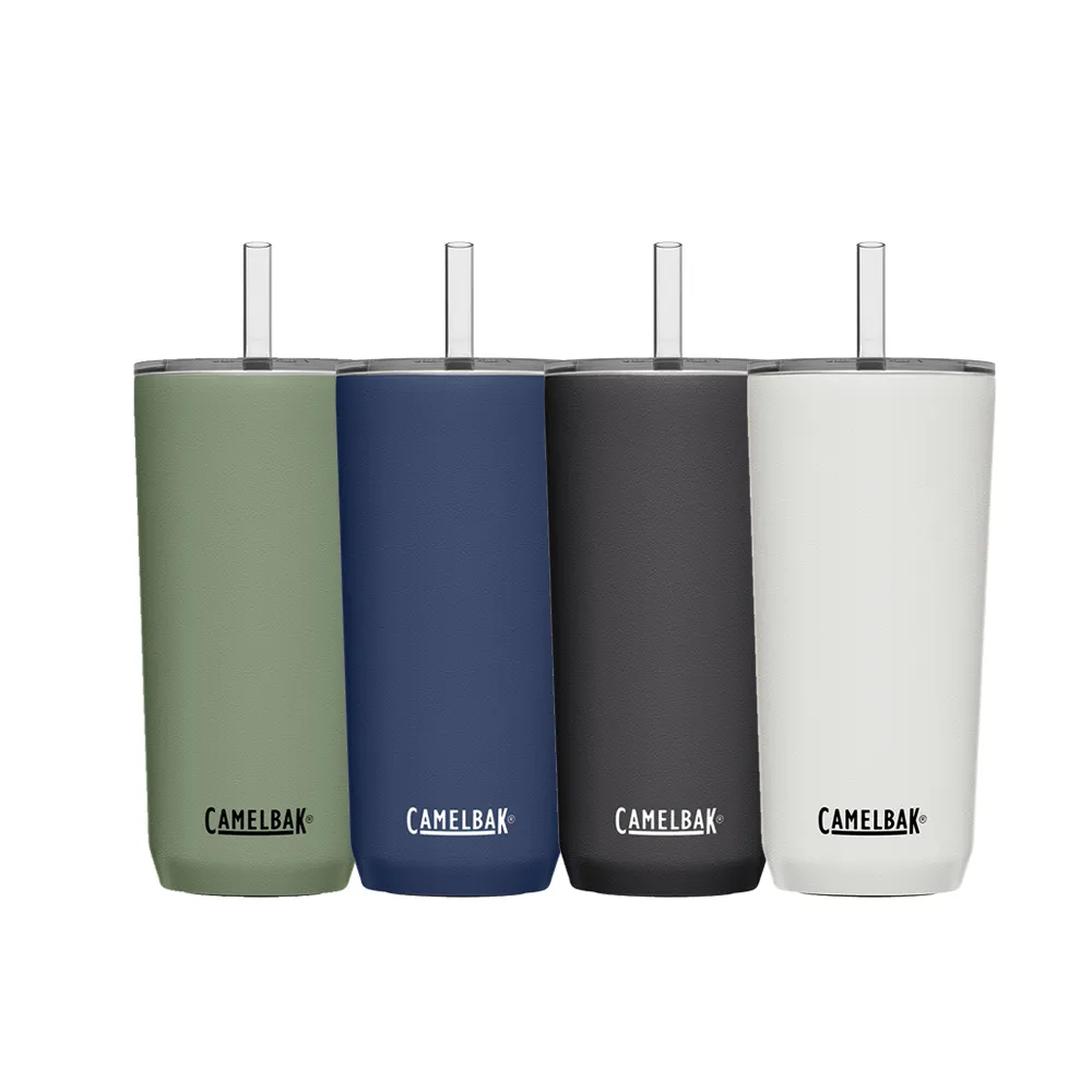 【CAMELBAK】600ml Straw Tumbler 雙層不鏽鋼吸管杯(真空保溫/保冰/不鏽鋼/吸管式)