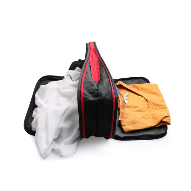 【anra】拉鍊壓縮收納包3入組_雙層加厚款(國內外旅行 旅遊收納袋 衣物收納 分裝袋 行李袋 真空壓縮袋)