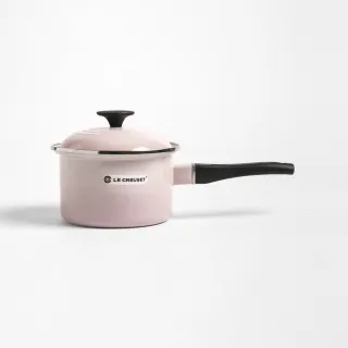 【HOLA】Le Creuset 琺瑯單柄調理鍋16cm 貝殼粉