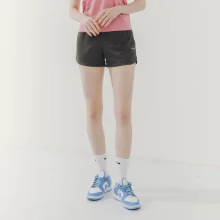 【Hang Ten】女裝-恆溫多功能-REGULAR FIT鳥眼吸排紗針織短褲(花紗灰)