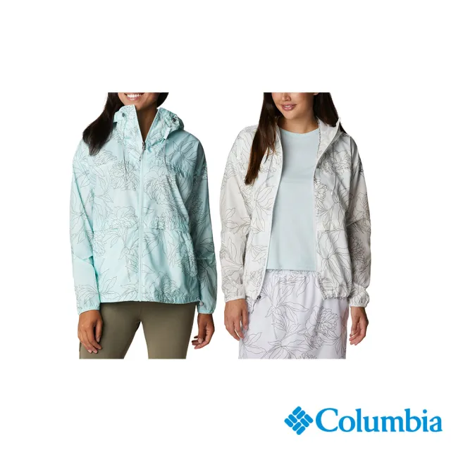 【Columbia 哥倫比亞 官方旗艦】女款- UPF40防潑水風衣-4色(UWR73300 / 2022年春夏商品)