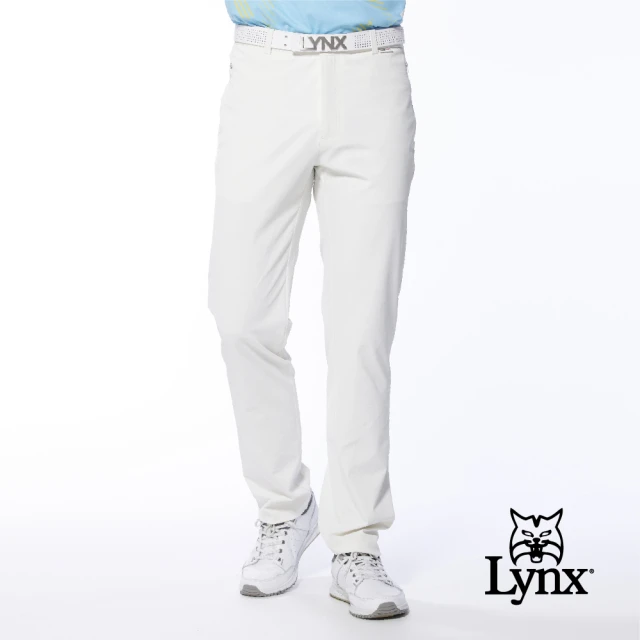 Lynx Golf 男款彈性舒適腰圍兩側鬆緊帶素面基本款後袋