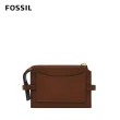 【FOSSIL 官方旗艦館】Kier 仙人掌純素皮革卡夾零錢包-咖啡色 SL6557200